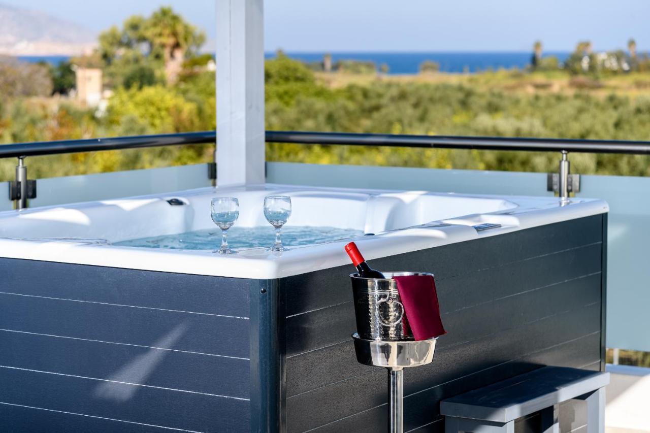 ASTERIA PEARL VILLA 2 with Rooftop Jacuzzi Tigaki Zewnętrze zdjęcie